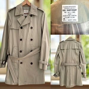 🔥🔥 AllSaints Spitalfields Co. LTD Double Breasted Trench Coat Size M US 38 EU